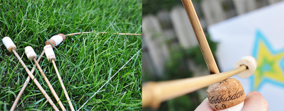 Homemade bow and arrows by imaginechildhood
