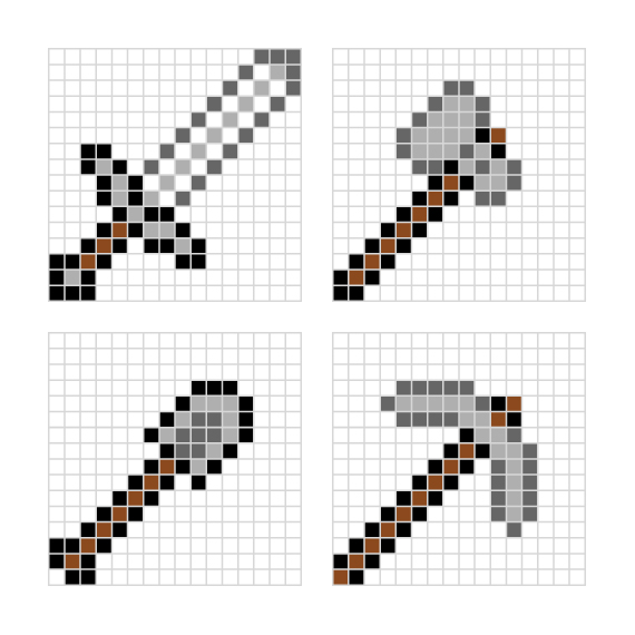 Minecraft Pixel Art Template Maker from www.minieco.co.uk