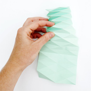 Accordion paper folding