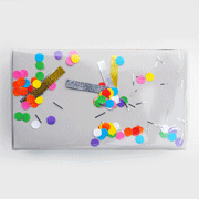 ‘shake-it’ confetti wrap