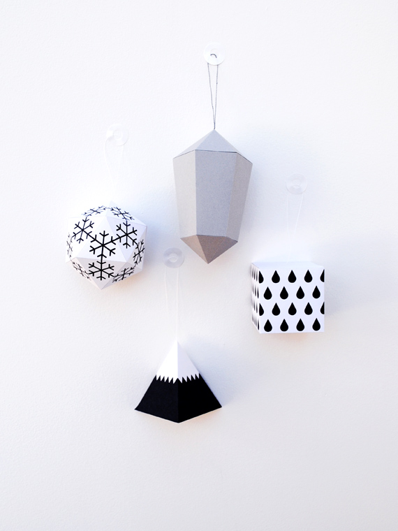 paper decorations by minieco // winter edition