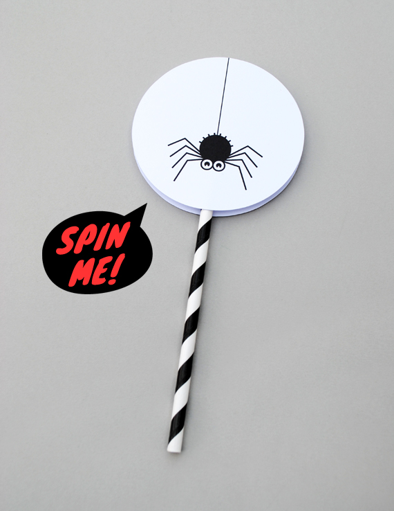 Halloween spinning toy // by minieco