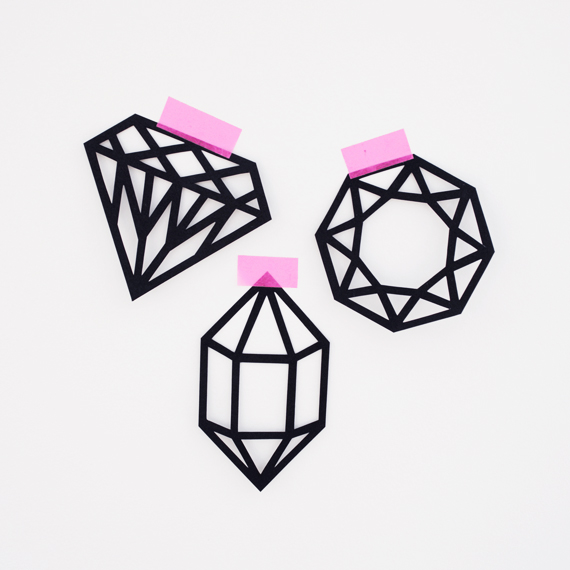 gems & crystals // printable paper