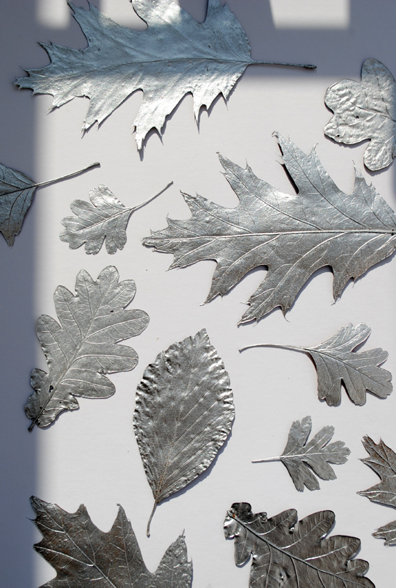 Silver Leaves // Christmas decorations
