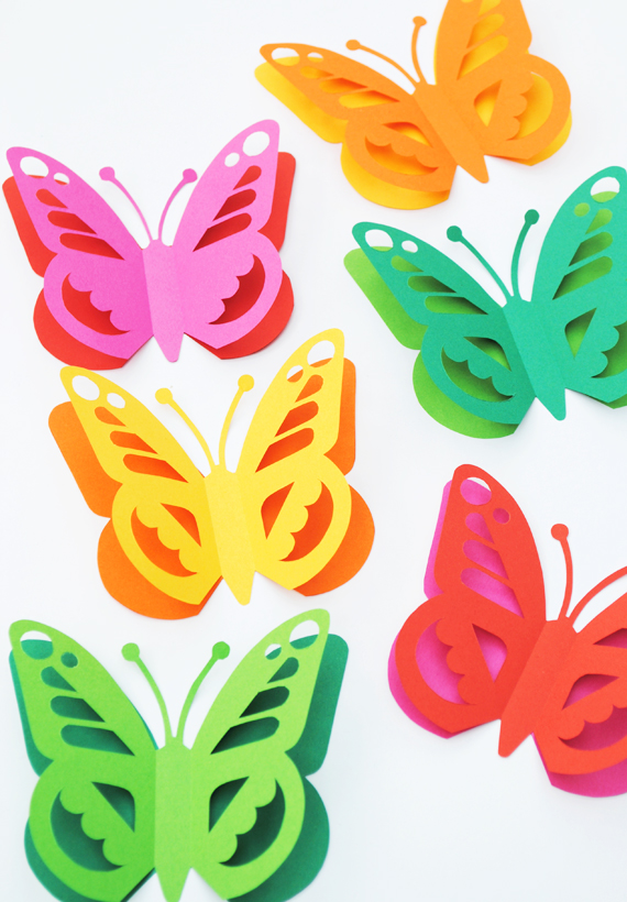 Papercut butterfly